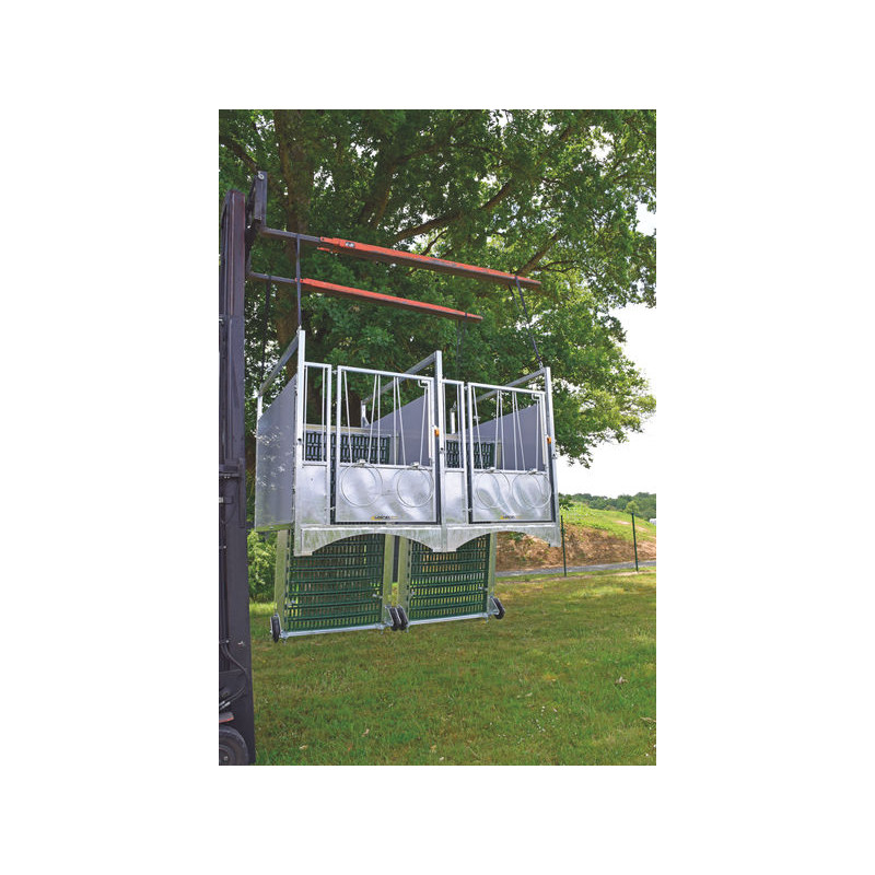 STANDARD - PVC wheeled calf box - Model DUO