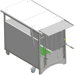 Folding canopy for PRO and STANDARD rolling calf pen roofs