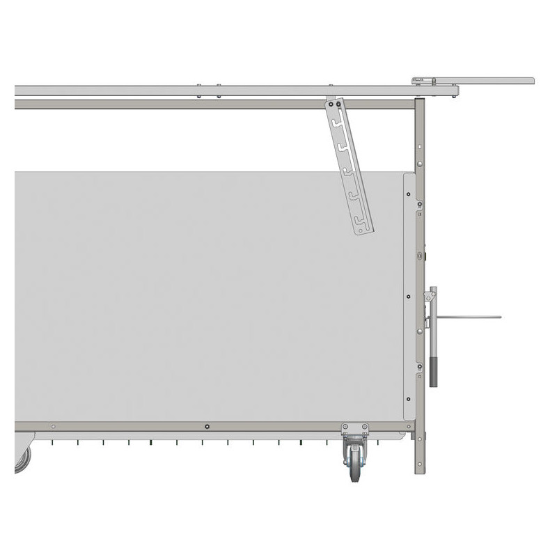 Folding canopy for PRO and STANDARD rolling calf pen roofs