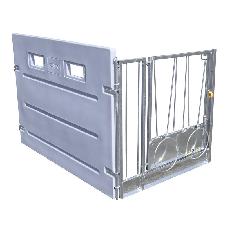 Extension HYGIENE PRO HDPE calf box with fixed PE partitions Extension HYGIENE PRO HDPE calf box with fixed PE partitions