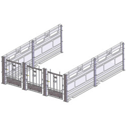 Partition for Hygiene Plus calf pen