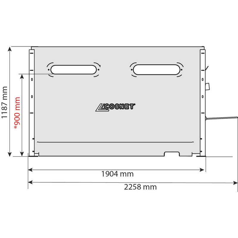 Partition for Hygiene Plus calf pen