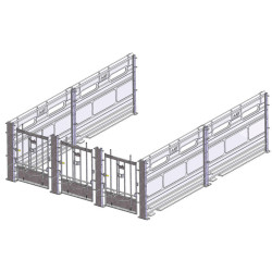 Front for calf pen