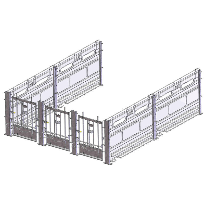 Front for calf pen