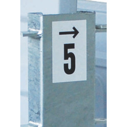 Numbered stickers