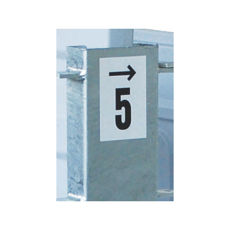 Numbered stickers