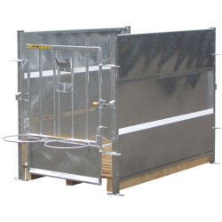 Metal nursery pen partition with metal sheet Metal nursery pen partition with metal sheet