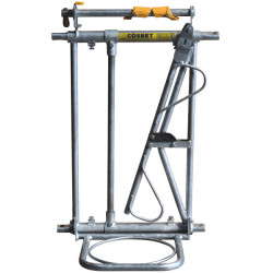 1 place/0.75 m JUNIOR COMFORT SR calf headlock panel with bucket holder