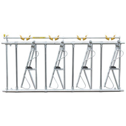 4 places/2 m JUNIOR COMFORT SR calf headlock panel without bucket holder