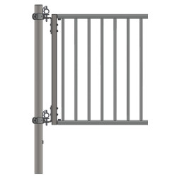 Adjustable end piece for ø42,4mm barred partition Adjustable end piece for ø42,4mm barred partition
