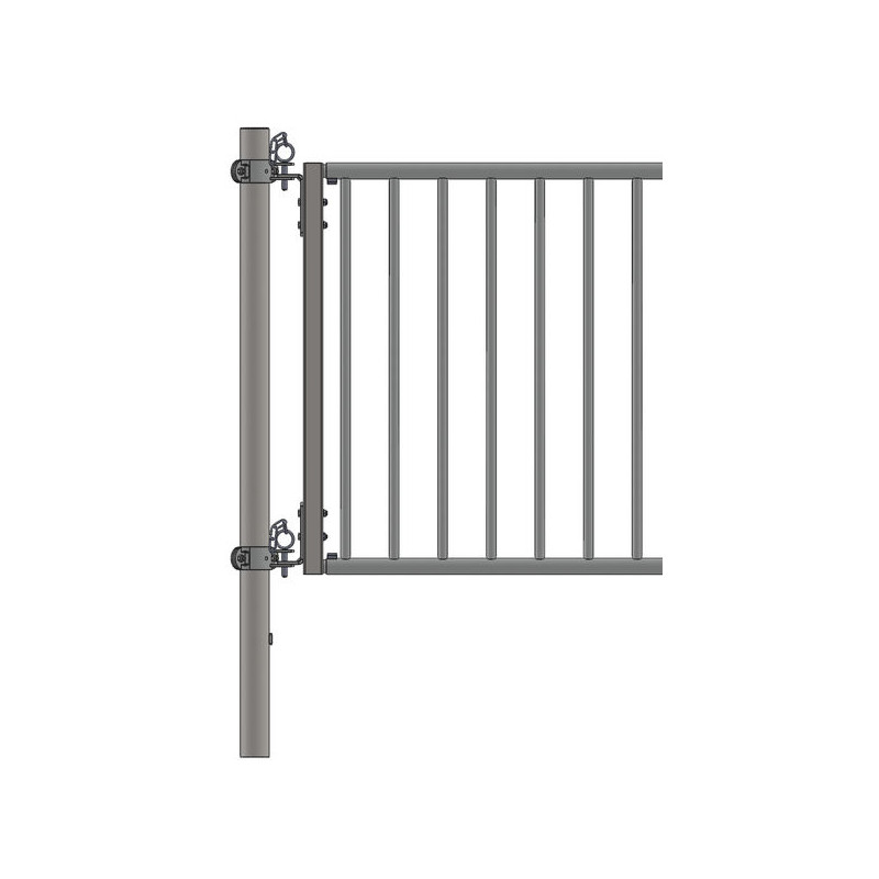 Adjustable end piece for ø42,4mm barred partition Adjustable end piece for ø42,4mm barred partition