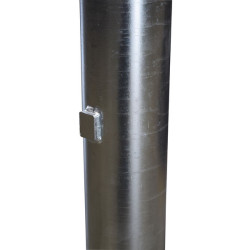 Ø 76 mm Bared post to embed Ø 76 mm Bared post to embed