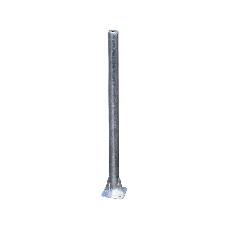 Ø 76 mm Bared post on plate