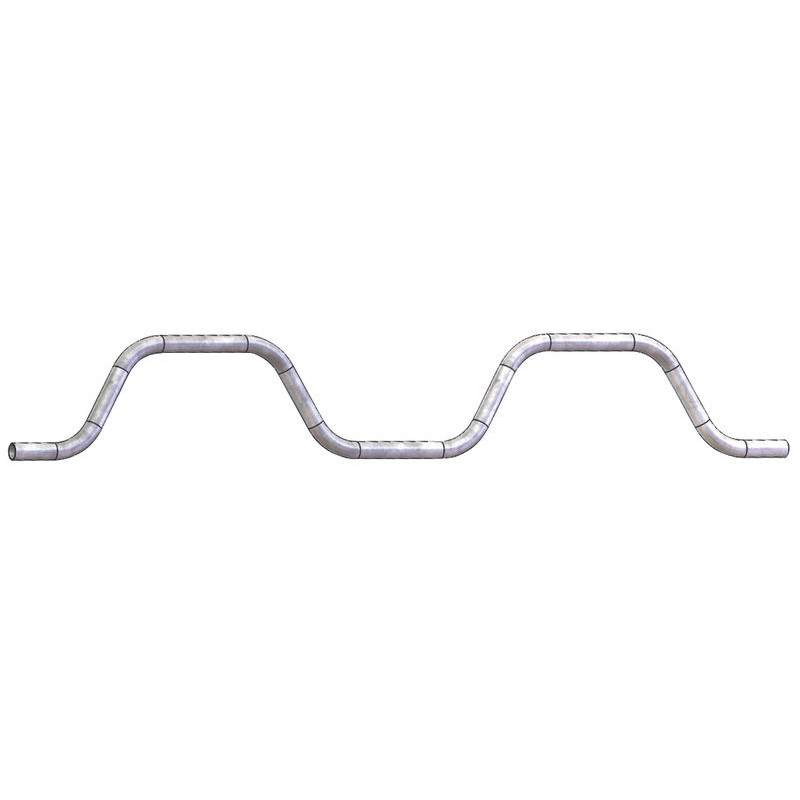 Ø 49 mm curved wither bar for cubicles
