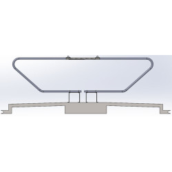 réhaussé Floor fastening support for cubicle dividers réhaussé Floor fastening support for cubicle dividers