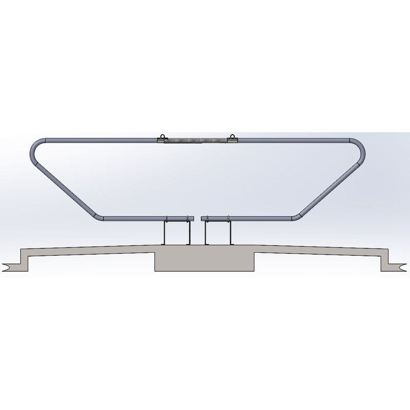 réhaussé Floor fastening support for cubicle dividers réhaussé Floor fastening support for cubicle dividers
