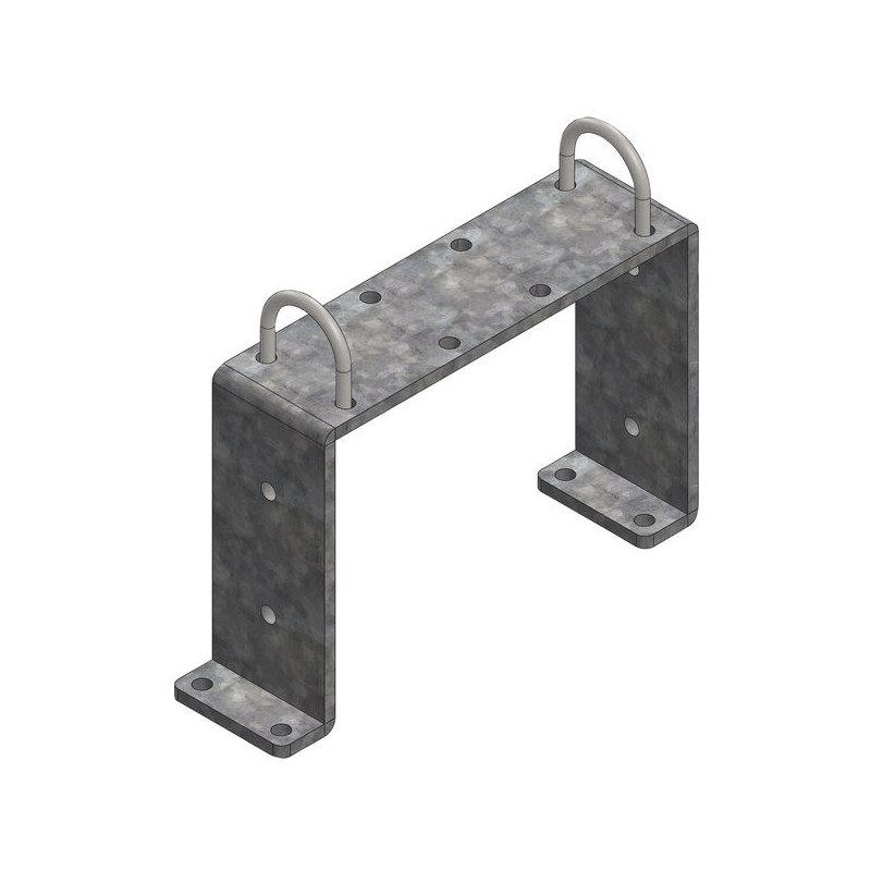 Floor fastening support for cubicle dividers Floor fastening support for cubicle dividers