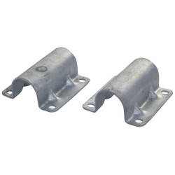 Floor fastening 1/2 bracket for self-supported cubicle dividers