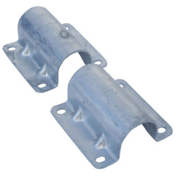 Floor fastening 1/2 bracket for self-supported cubicle dividers Floor fastening 1/2 bracket for self-supported cubicle dividers