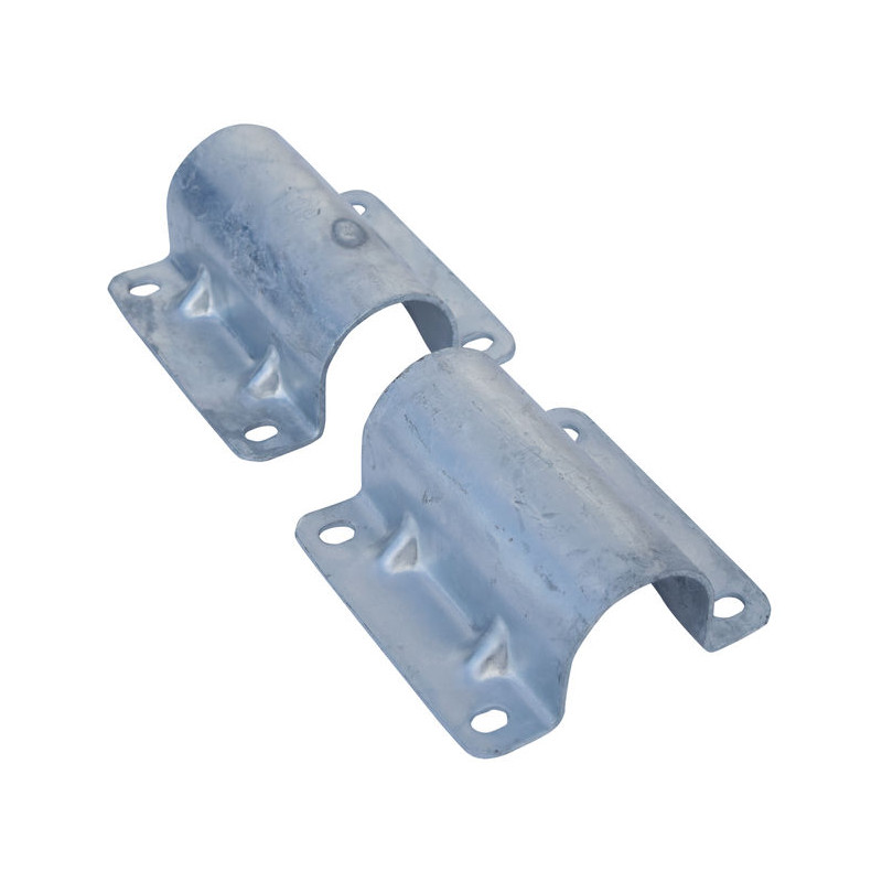 Floor fastening 1/2 bracket for self-supported cubicle dividers Floor fastening 1/2 bracket for self-supported cubicle dividers