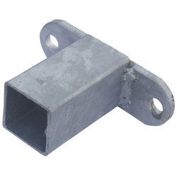 "T"-shaped fastening end for 60 x 60 mm posts