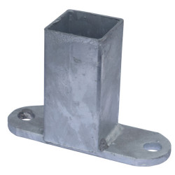 "T"-shaped fastening end for 60 x 60 mm posts