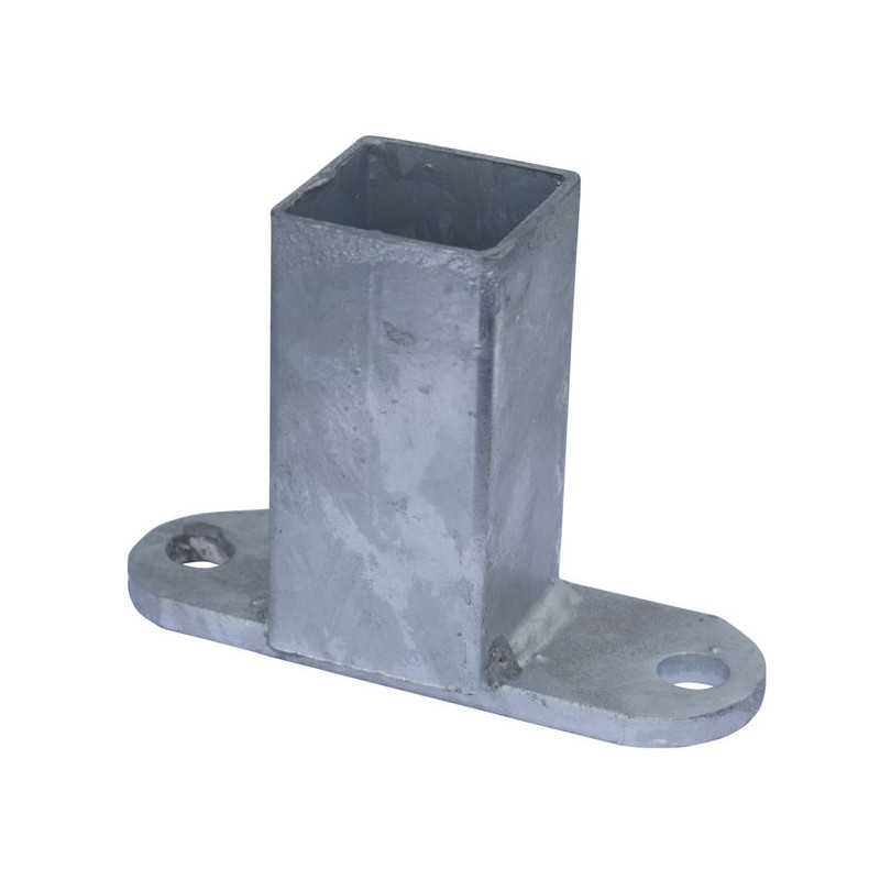 "T"-shaped fastening end for 60 x 60 mm posts