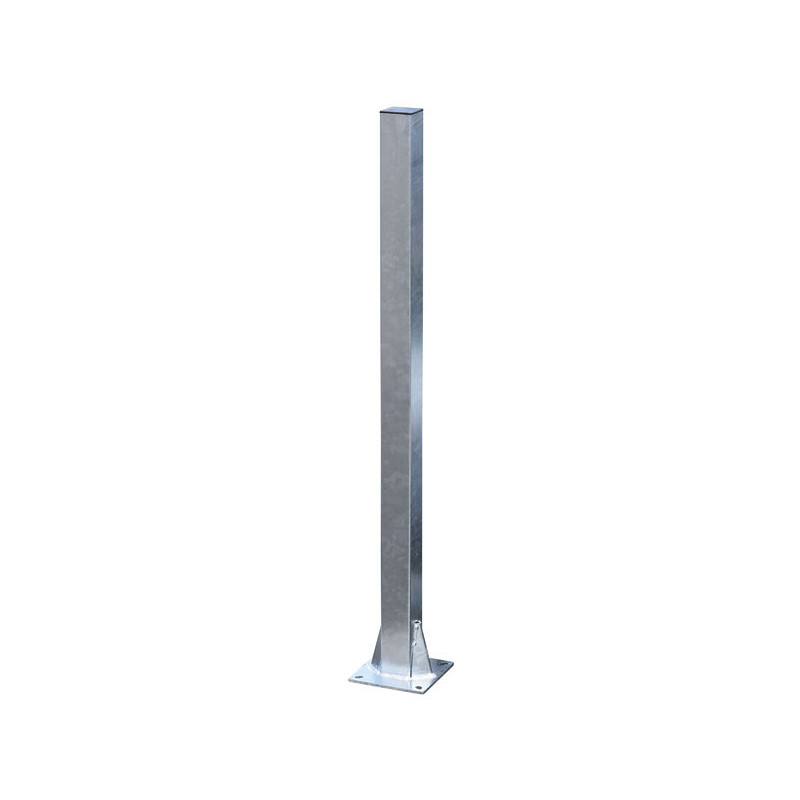 Square 80 x 80 mm post on plate