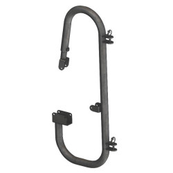 Extendable 4- and 5-rails panel support for cubicles