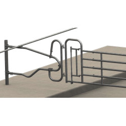 Extendable 4- and 5-rails panel support for cubicles Extendable 4- and 5-rails panel support for cubicles
