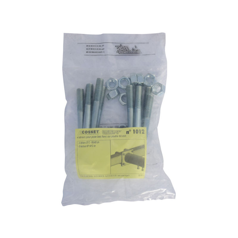 Square 60 mm U-bolt Square 60 mm U-bolt