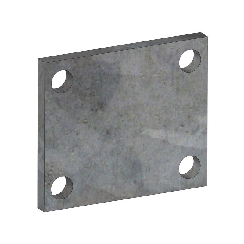 Screw-on counter-plate