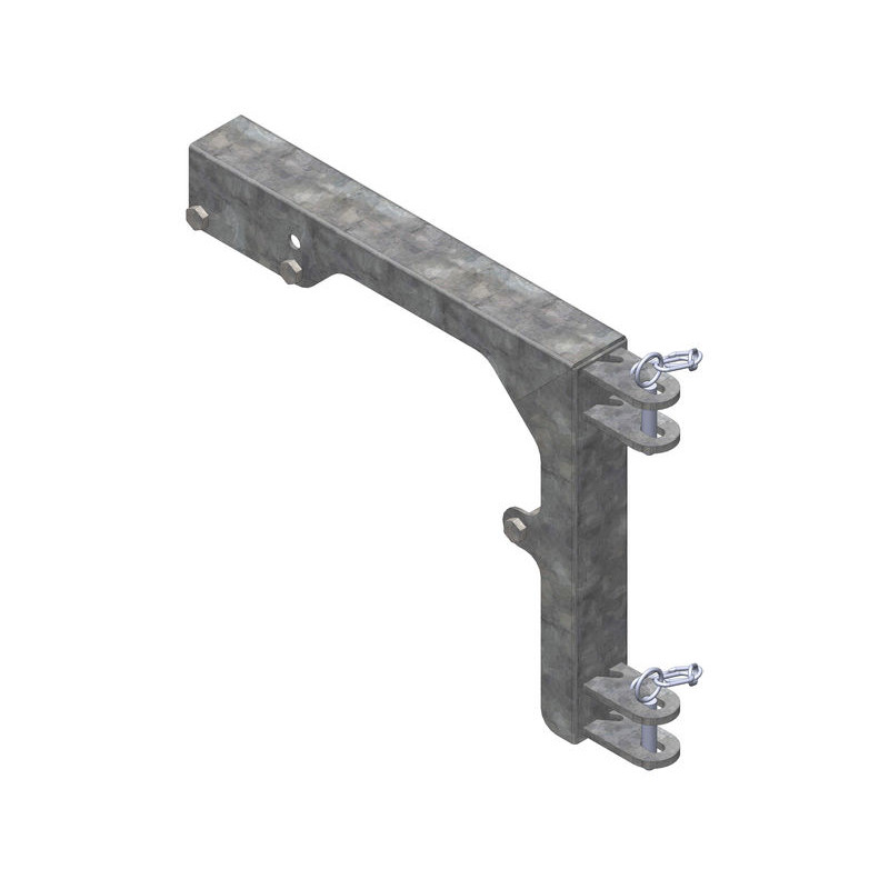 Extendable two-rail panel support for cubicle dividers "Continental and Atlantic" Extendable two-rail panel support for cubicle dividers "Continental and Atlantic"