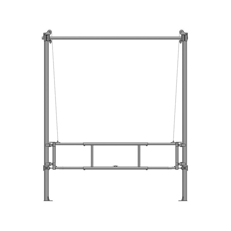 2.30/3.40 m lifting partition barrier for cubicle corridor 2.30/3.40 m lifting partition barrier for cubicle corridor