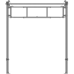 2.30/3.40 m lifting partition barrier for cubicle corridor 2.30/3.40 m lifting partition barrier for cubicle corridor