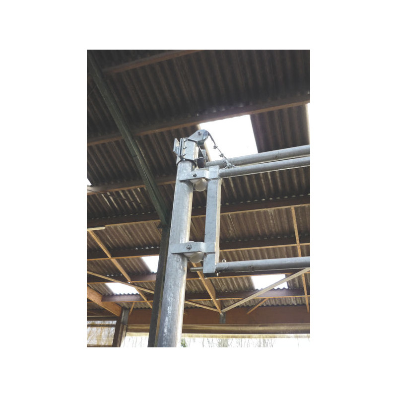 2.30/3.40 m lifting partition barrier for cubicle corridor 2.30/3.40 m lifting partition barrier for cubicle corridor