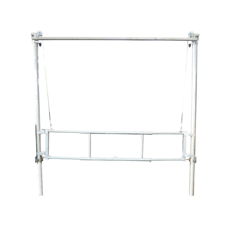 3.40/4.50 m lifting partition barrier for cubicle corridor