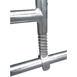 Opening-end with gate for humans for Comfort headlock panel