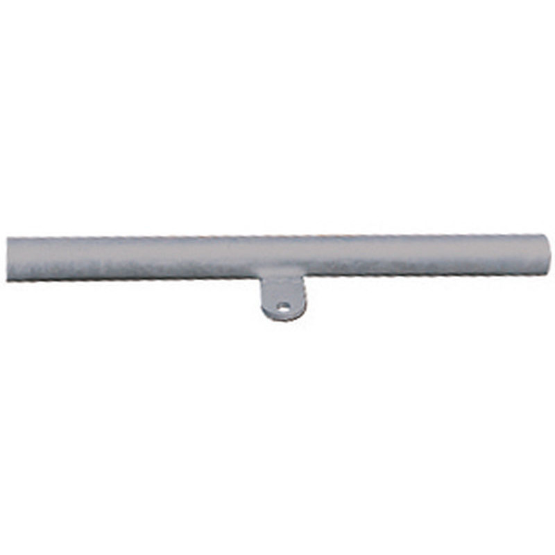 Fastening end with central mounting plate