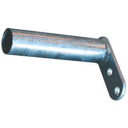 Fastening end "L" on mounting plate
