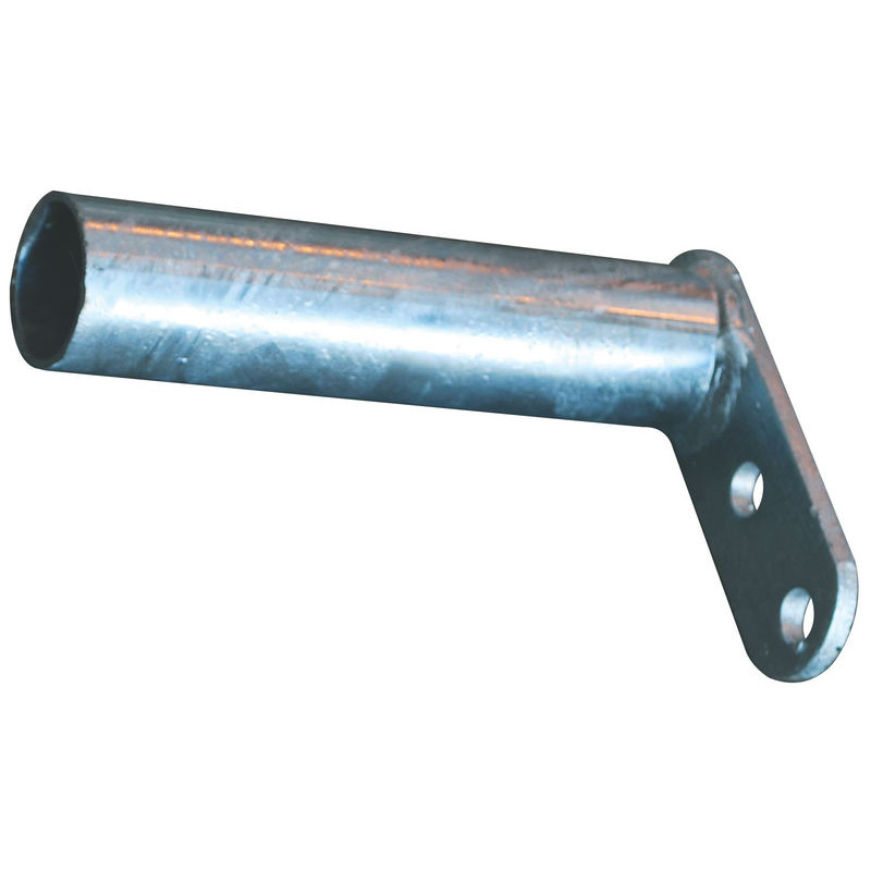 Fastening end "L" on mounting plate 