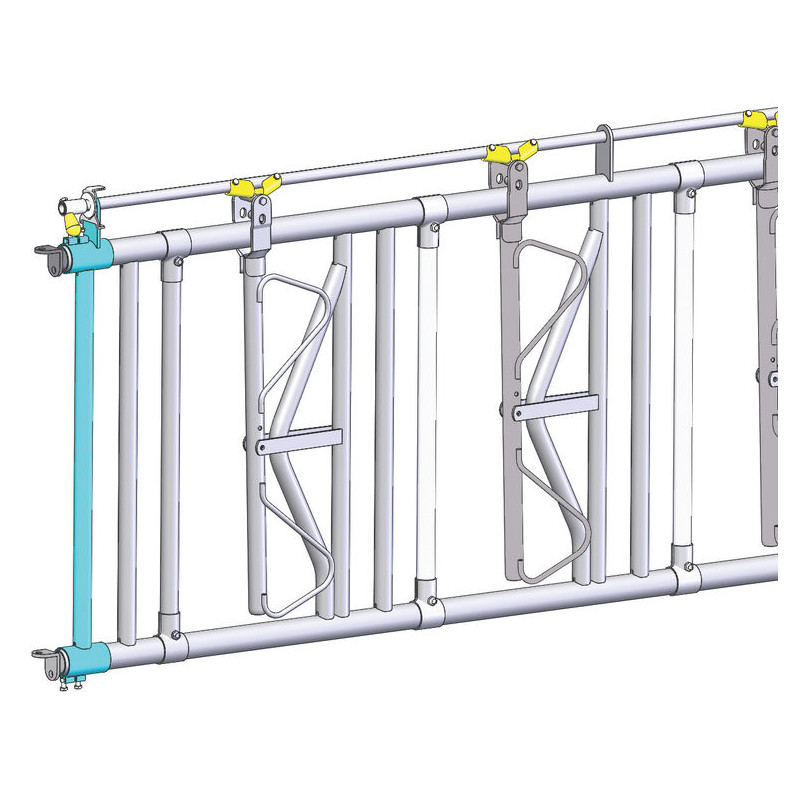 End to adapt headlock panel length
