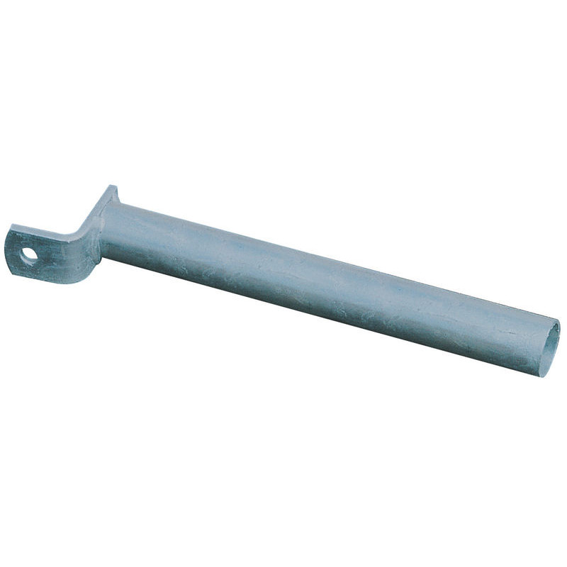 Extended L-shaped fastening end