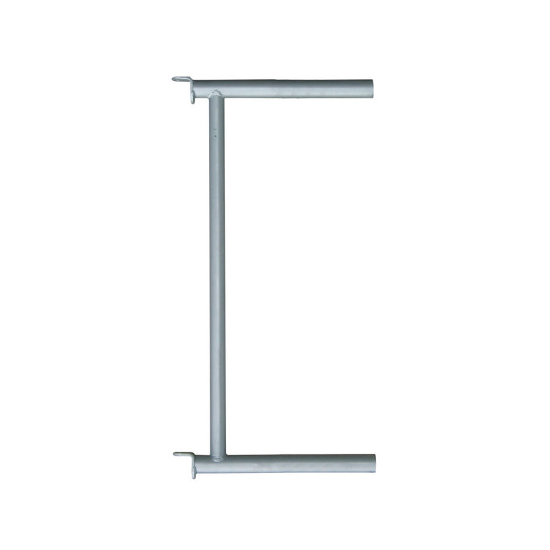 Double extended L-shaped fastening end