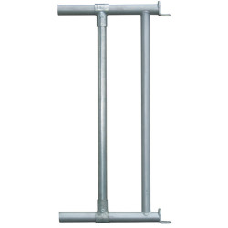Double extended L-shaped fastening end