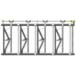Headlock gate panel for RDTC II hay rack