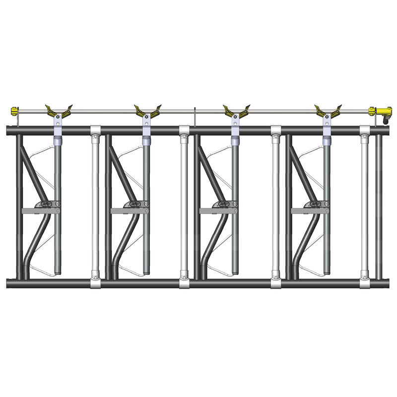 Headlock gate panel for RDTC II hay rack