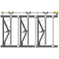 Headlock gate panel for RTC II hay rack