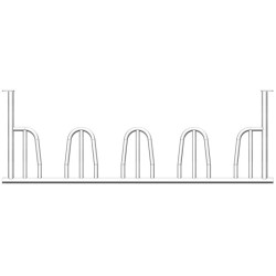Tombstone gate panel for RDTF II hay rack