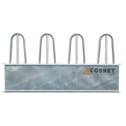 Straight tombstone panel for round RDC hay rack